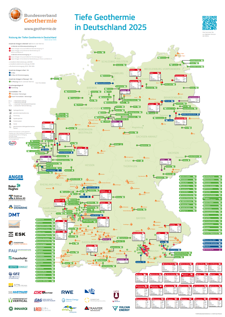Geothemie in Zahlen Geothemie in Zahlen