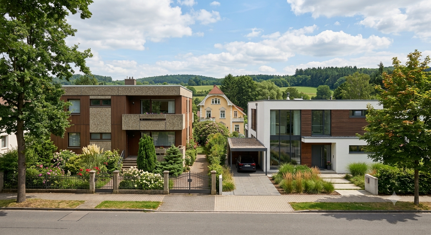 Neubau, altbau, 70er Jahre